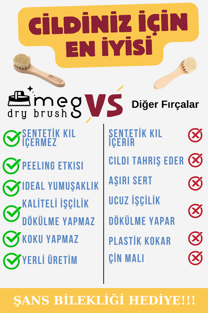 %100 At Kılı Yüz Fırçası - Doğal ve Organik Peeling Etkili Fırça